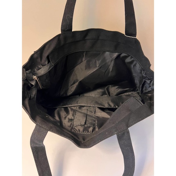 Ruth Robin Wittenberg Black Tote Butterflies 14"‎ Wide x 11" Long - Picture 3 of 7